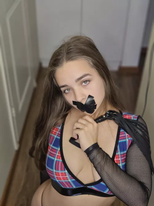 How about I put this tape on so your neighbors can't hear my voice? by FATA_M0RGANA