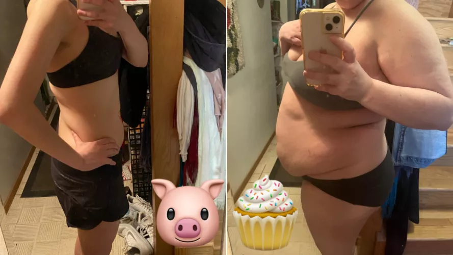 I became such a piggy 🐷😍 by bonitauwu