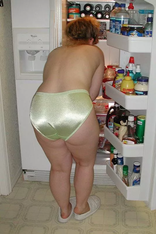 In the refrigerator  posted by panty_overload