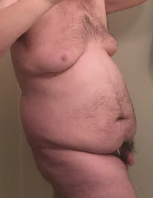 Just doing some morning stretches❤️❤️. Love all the support from you guys😘😘 by Johhnyboy8645