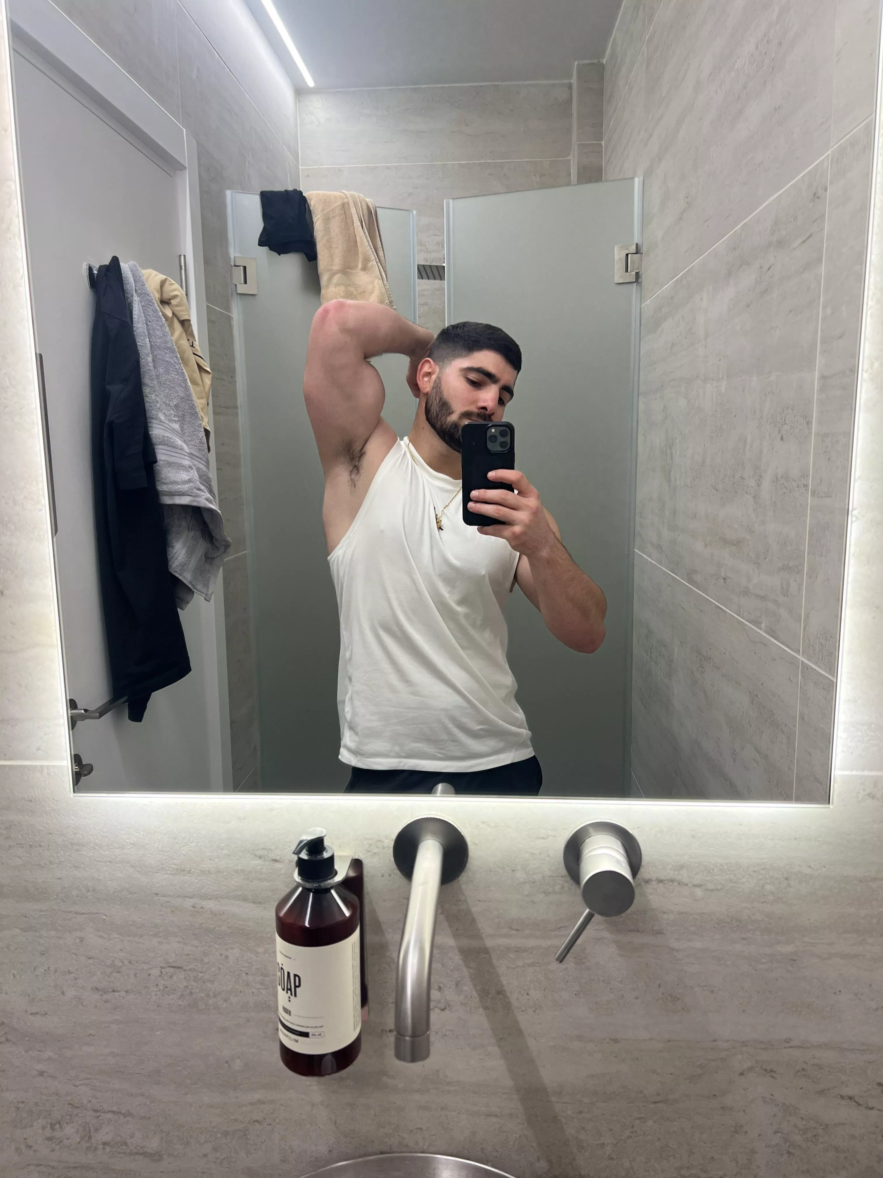 Just picture your face in this armpit, getting squished by my biceps. posted by thebicepsking