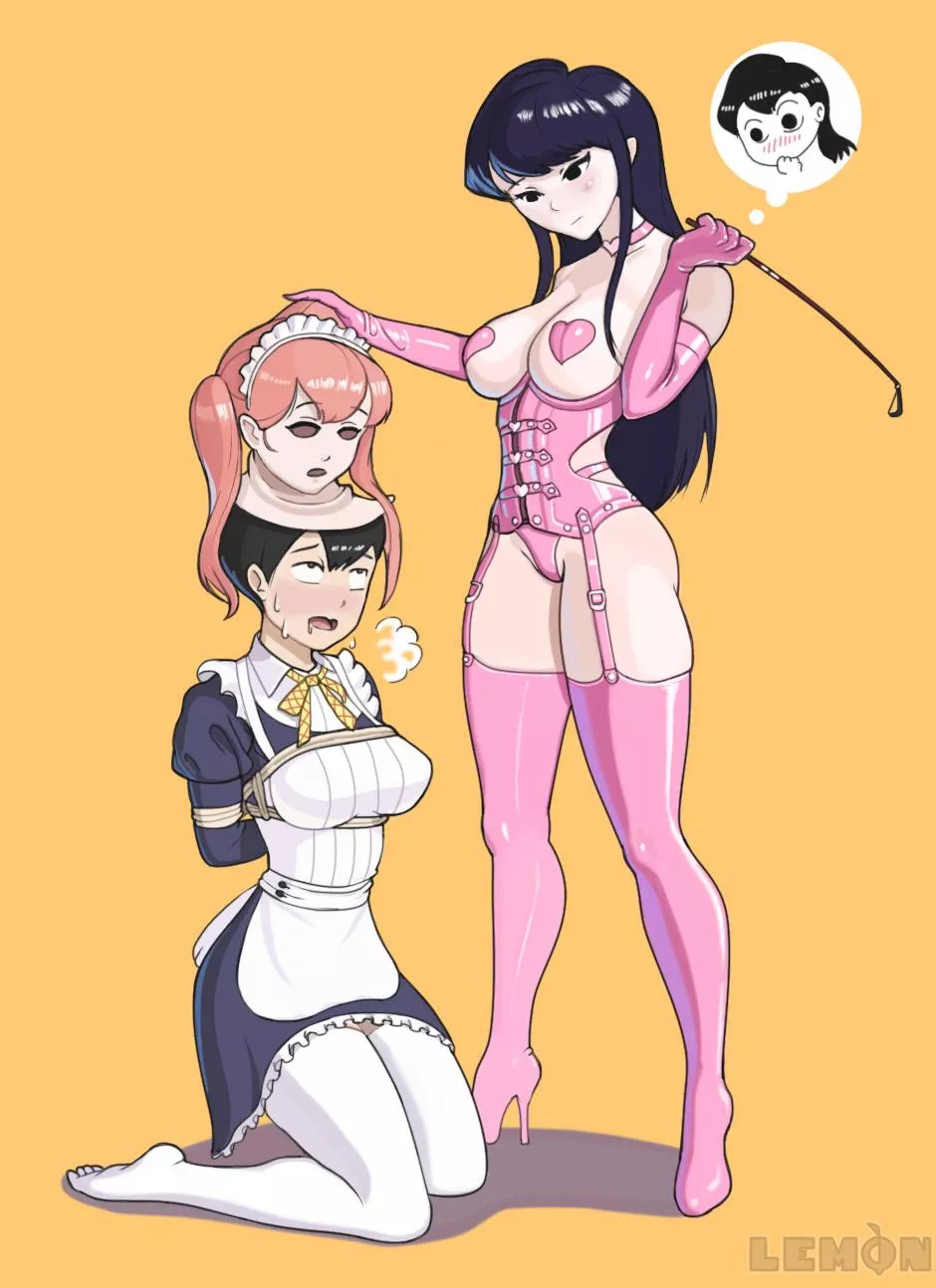 Komi dresses him up posted by SoManyCookies