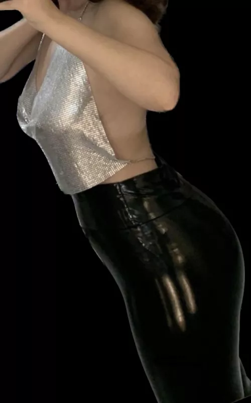 Leather leggings, slutty enough? by No-Serve-439