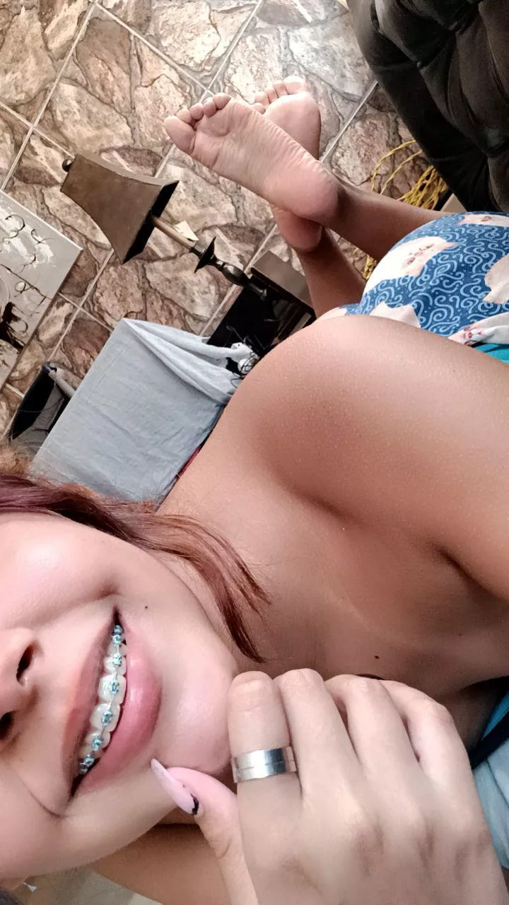 My butt looks round, but my smile looks better. posted by rossweetie_