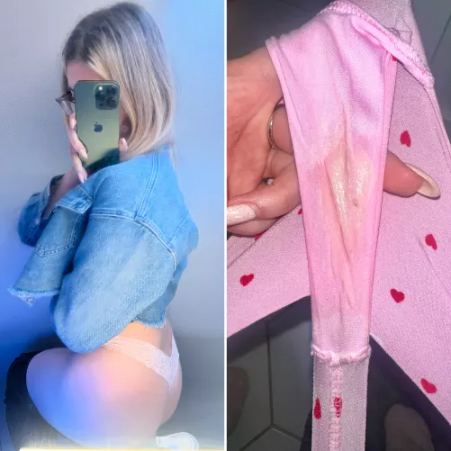 My six-hour flight wet thong ✈️❤️ by LittleOneTwo3