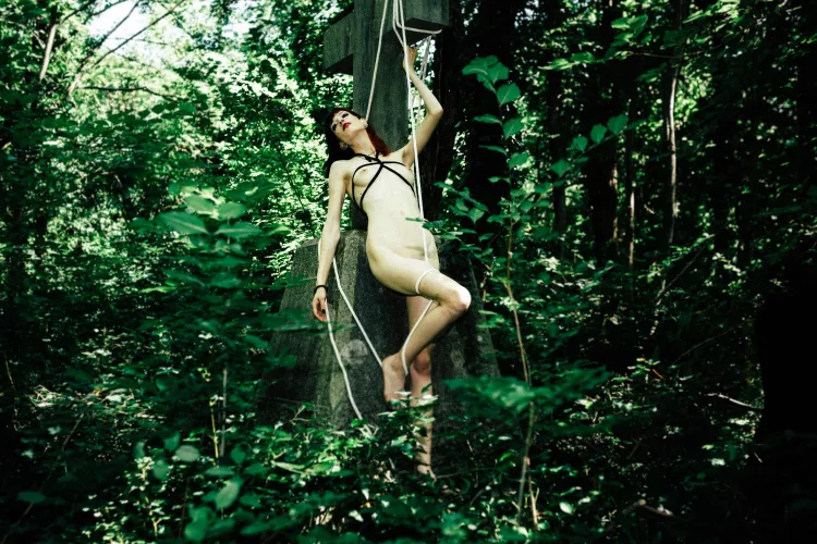 On a cross in forest... by pokemon_art_45