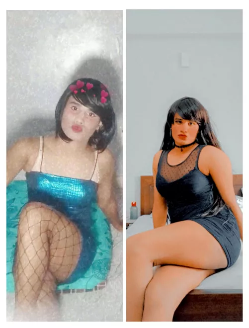 Pick one, my 6teen self or me at 22 by orthoepie