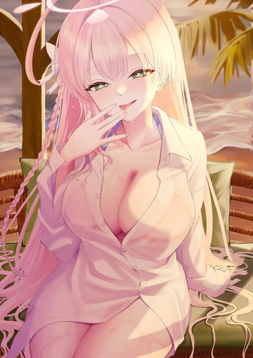 Sexy and cute angel waifu posted by reversedturnover