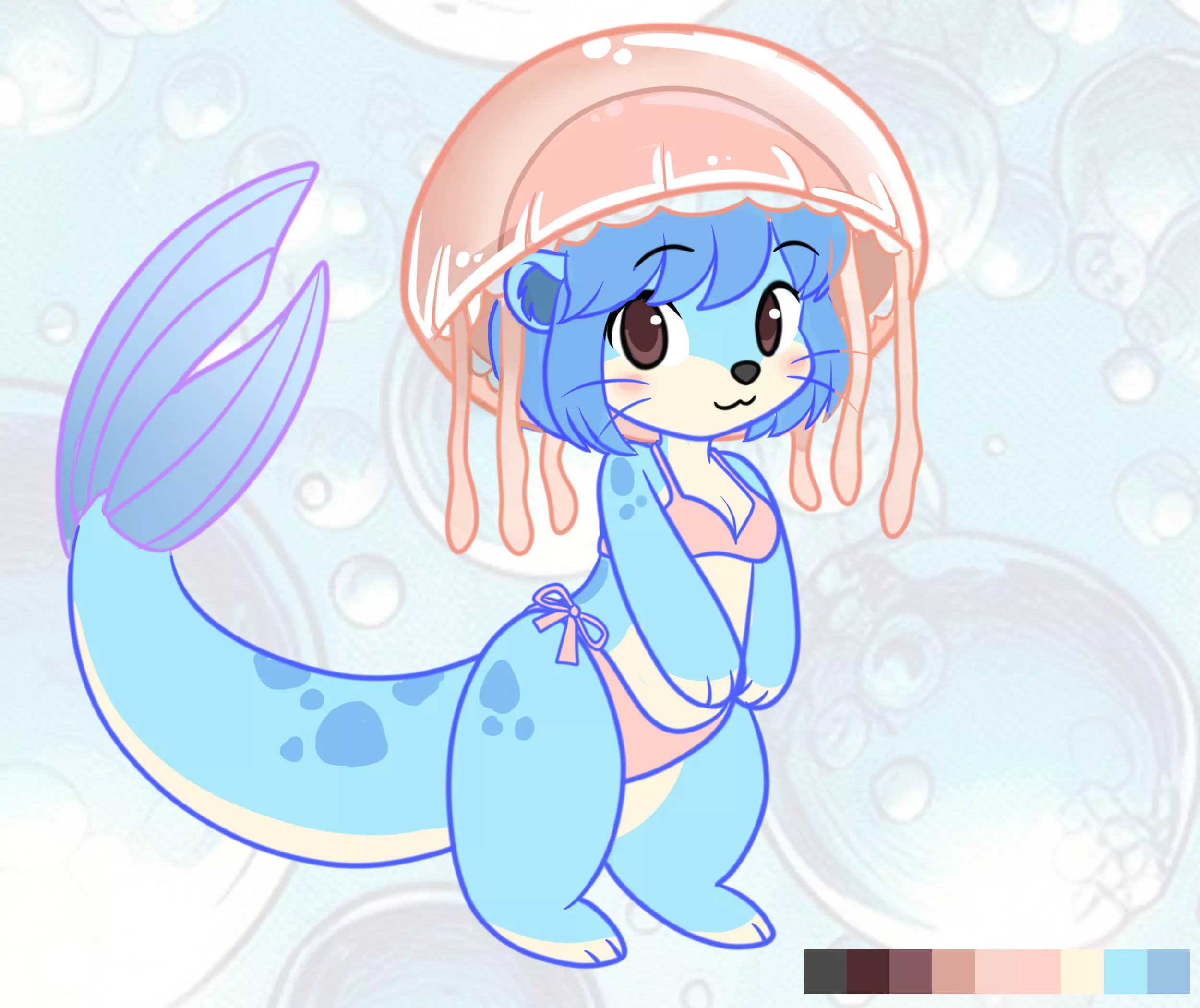 She Wants You To Take Her Swimming! (Adoptable - Art & Design by Me!) posted by Glittering-Amount-68