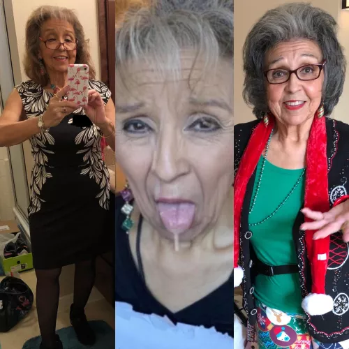 The faces of a real cumslut senior by cumslutmama
