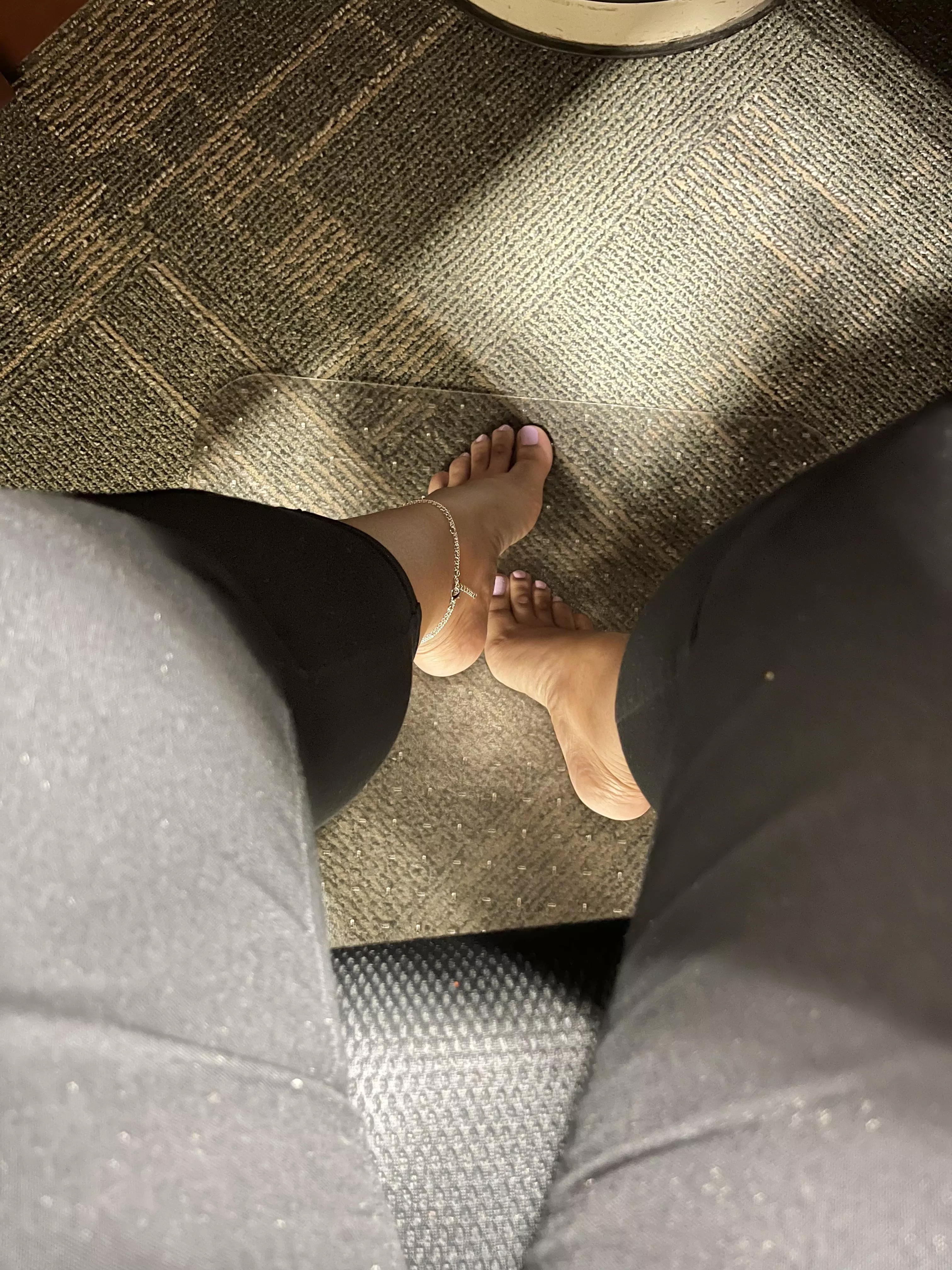 The perfect place for you is under my desk with my feet on your face  posted by Danni_Pedi