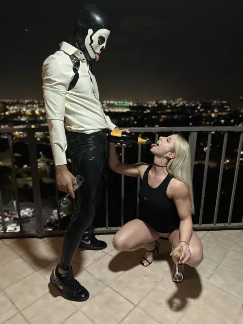 Toasting to the good life! 🥂🎉 by TheTsSlayer