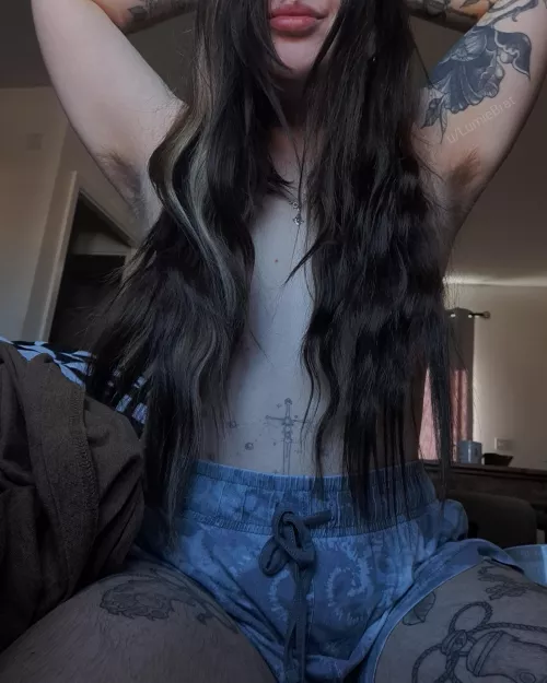 Your view before I pull your face to my armpit by LumieBrat