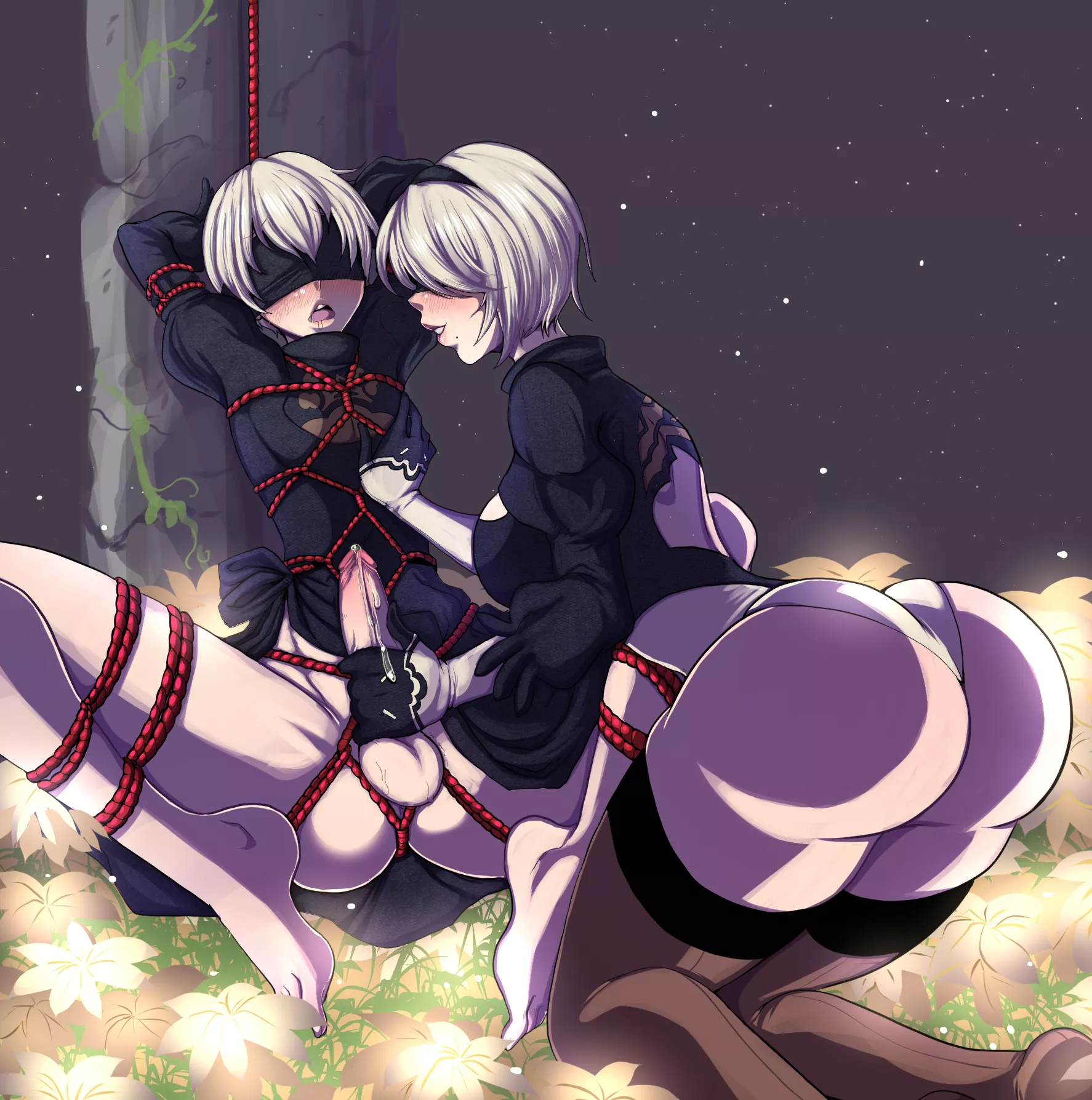 2B and her boy toy posted by SoManyCookies