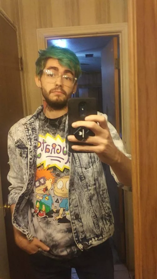 Before my hair faded.  by B1-Clankers