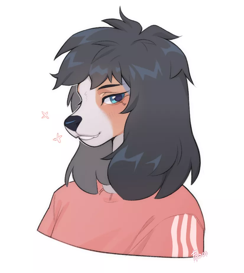 High school gym class Lexi?! - art by @/DonsanRea on twt posted by Snowwingedwolf