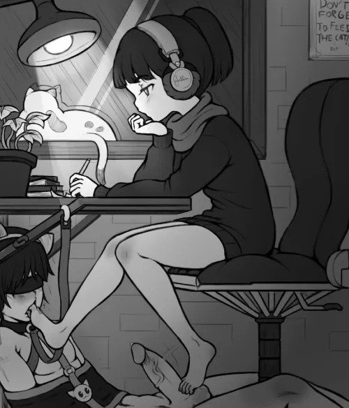 Lofi girl's pet  by SoManyCookies