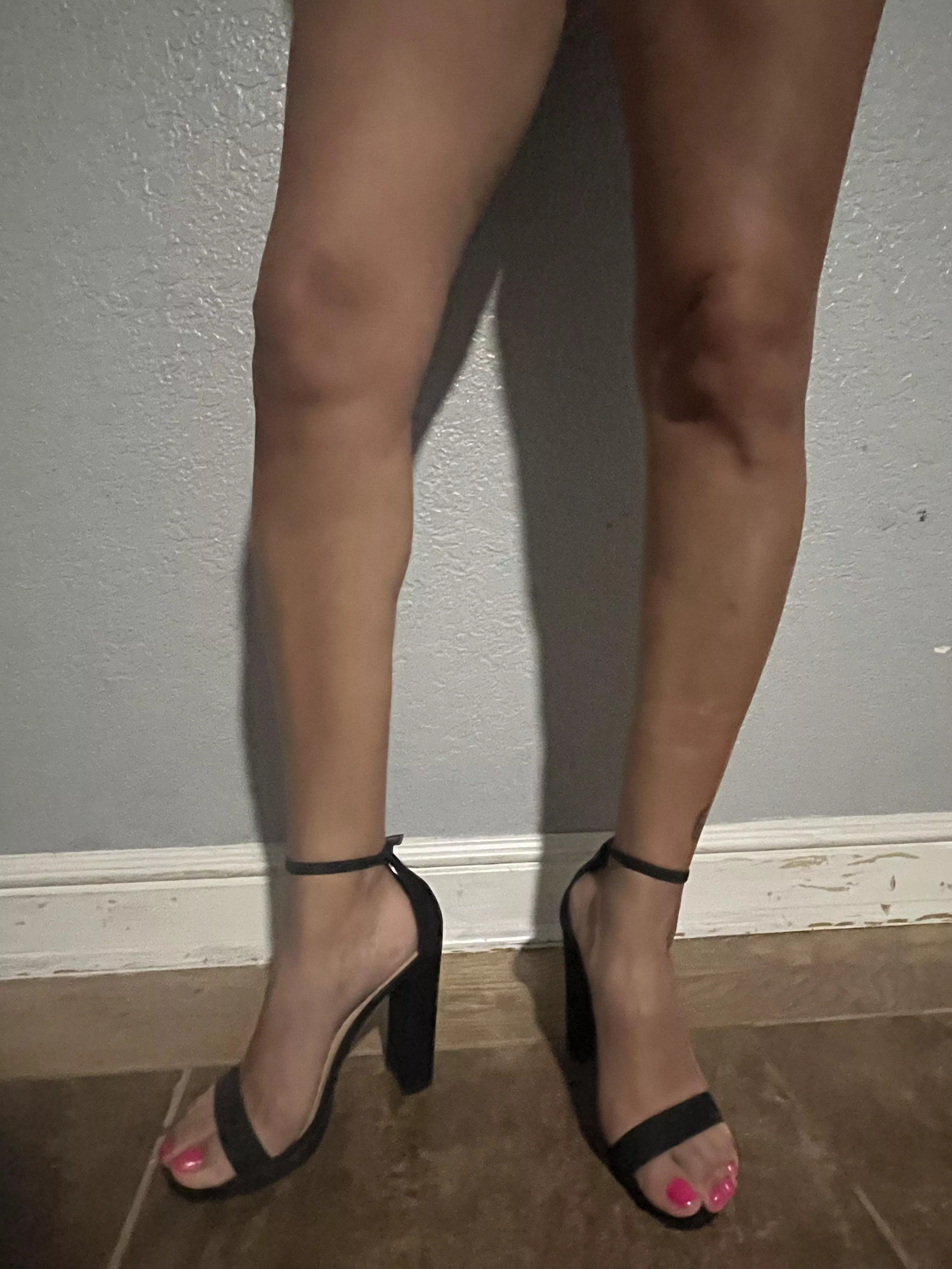 Love these open toe heels!  posted by RedFantasy2x