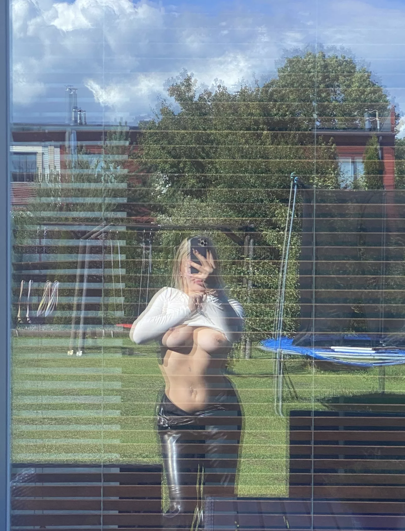 My neighbor can see me ;) posted by No-Anything-3323