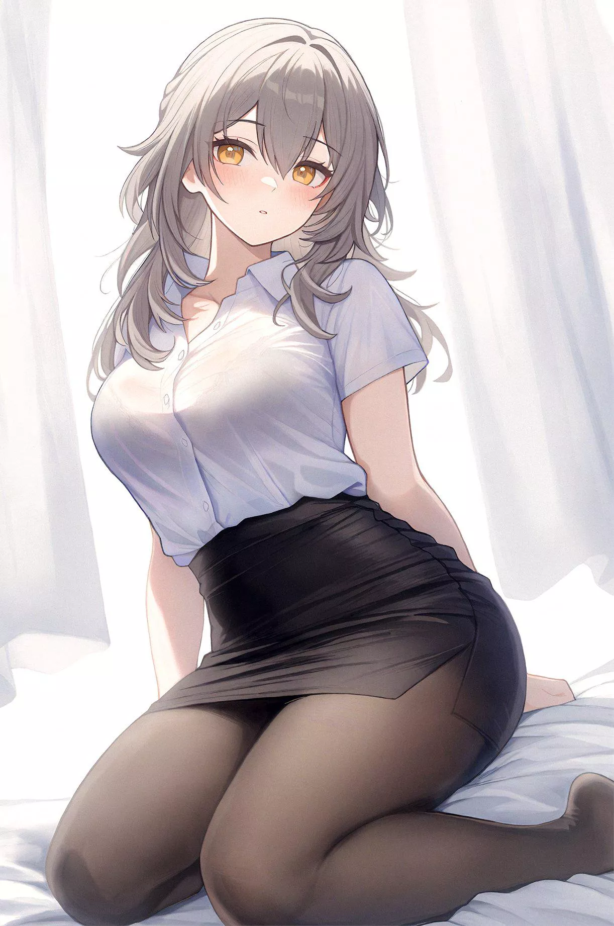 Office Lady Stelle [Honkai Star Rail] posted by CheetahSperm18