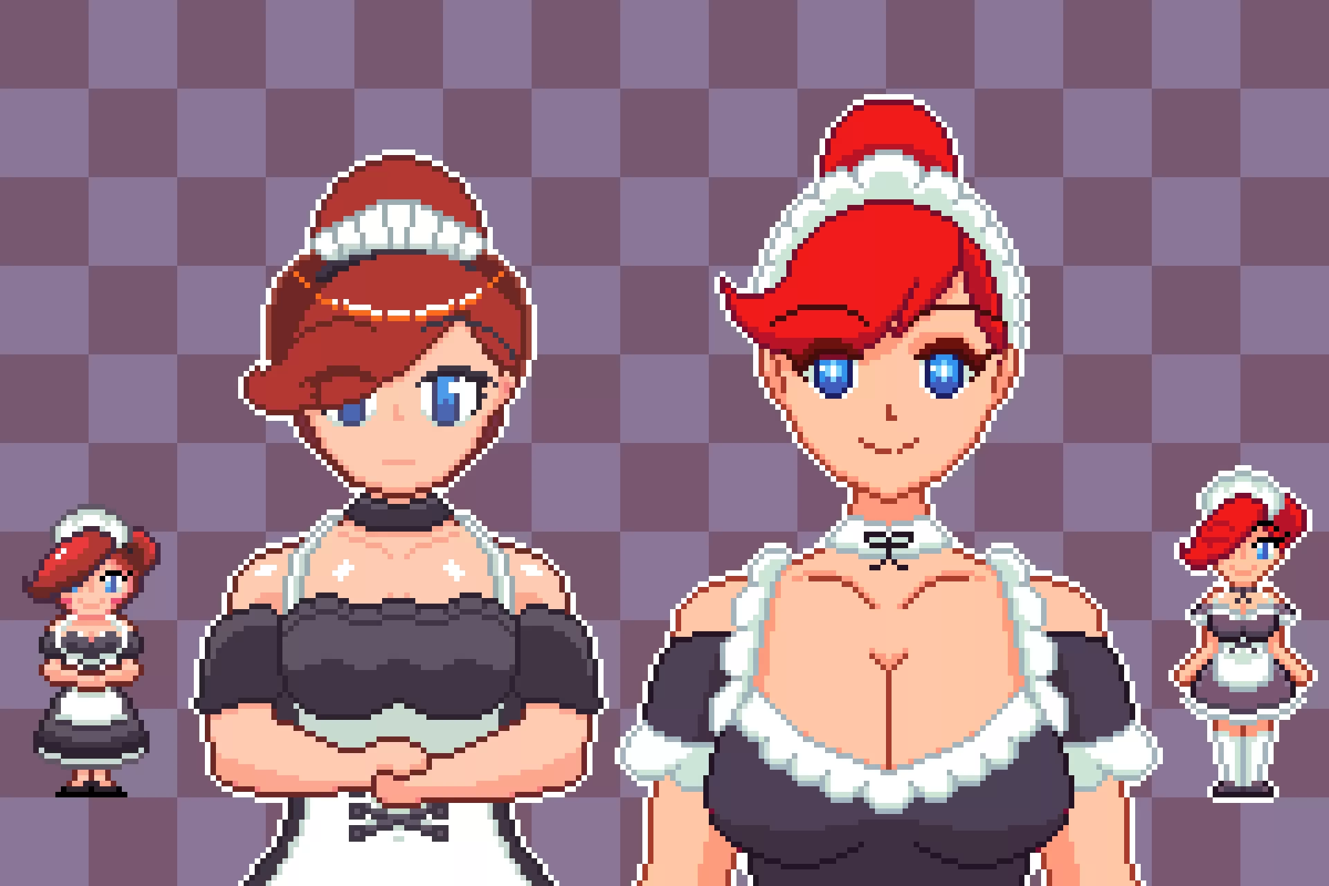 Redraw of an old VN portrait of mine posted by qui3tdog