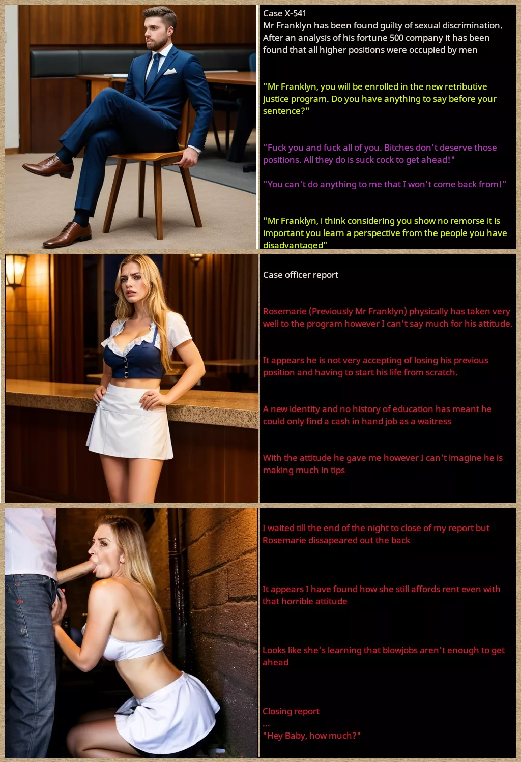 Retributive Justice - Getting Ahead posted by Lelmay