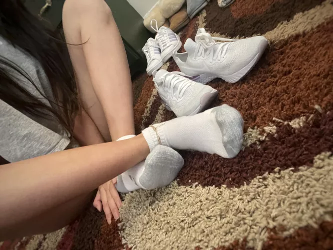 [Selling][US] Here are my dirty socks. Wanna sniff? 💜 by Silly-Asian-Kitty