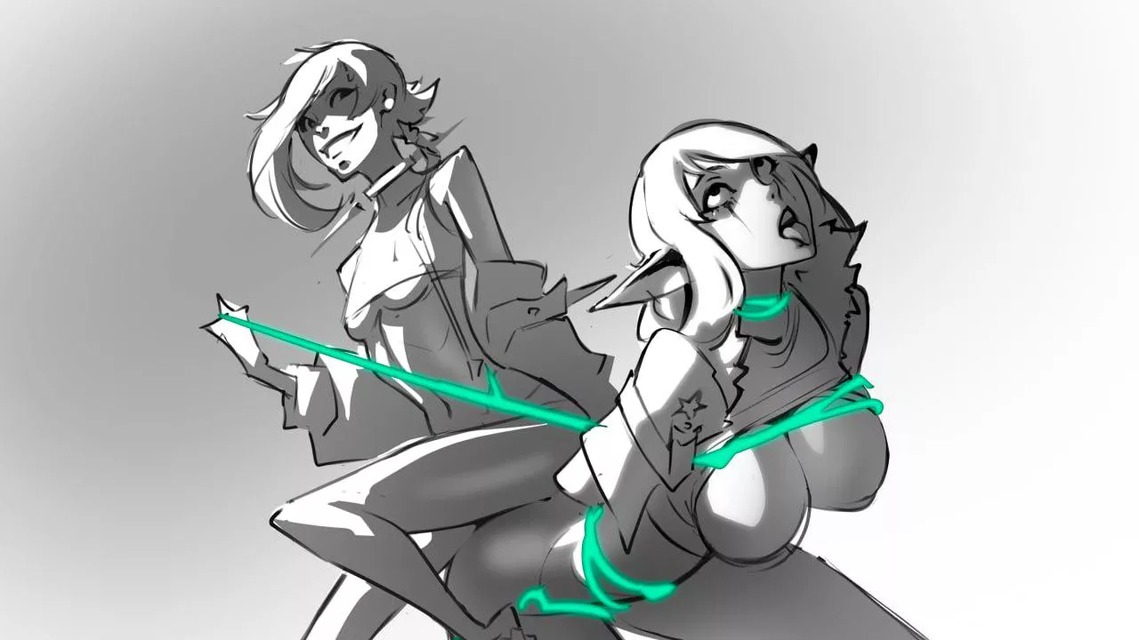 sketch of captured elven for my game [The Veil Chronicles: Nix University] posted by NoN-Hydra