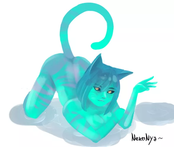 Slime Girl - By Neko Nya (Me) by Neko_Nyaxd
