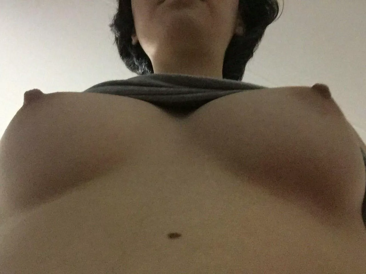 This angle makes my medium sized boobs look big. Wdyt? posted by Yourmoongirlie