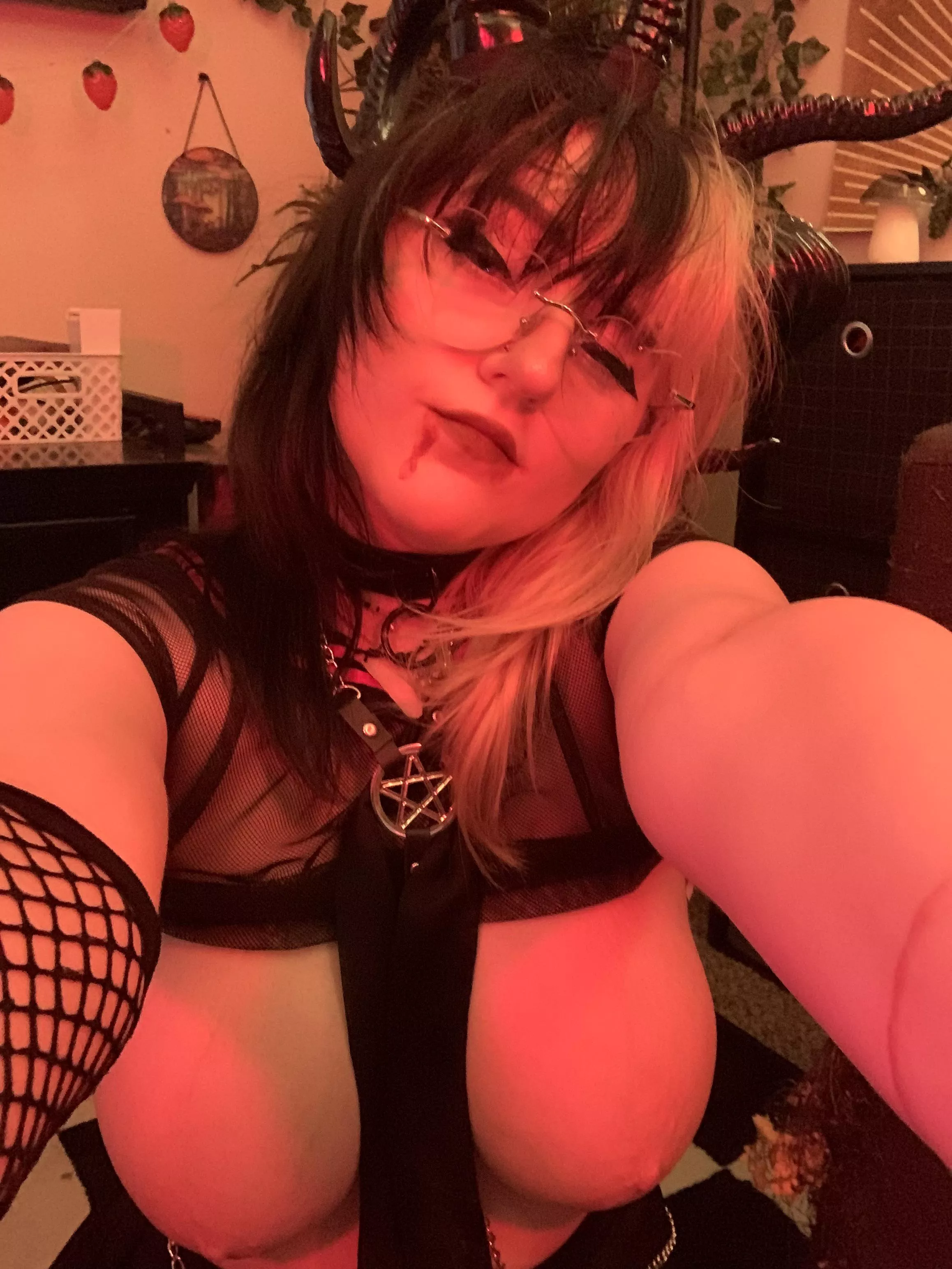 Would you let this big titty succubus suck your soul out through your cock? posted by SadCthulu666