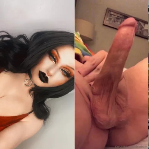 Would you make my goth girl cock cum over and over? 😈🖤 by L8TEX