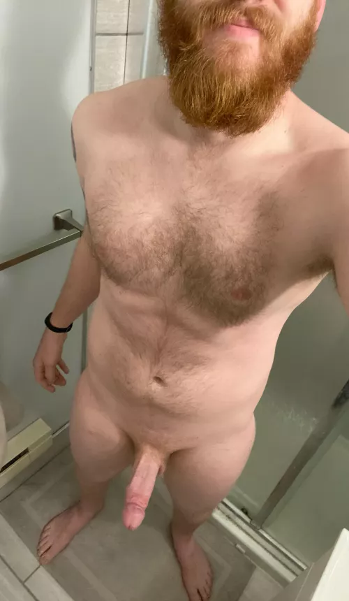 Beard, chest hair, or cock….which do you touch first? DMs open  by ThisFloorIsSlippy
