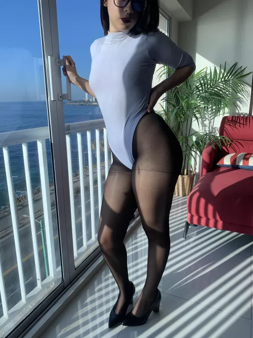 Can never go wrong with the pantyhose and heel combo by Confident-Emu4587