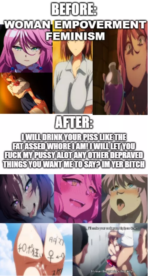 Degrading filthy whore meme. by Complete-Recipe-4964