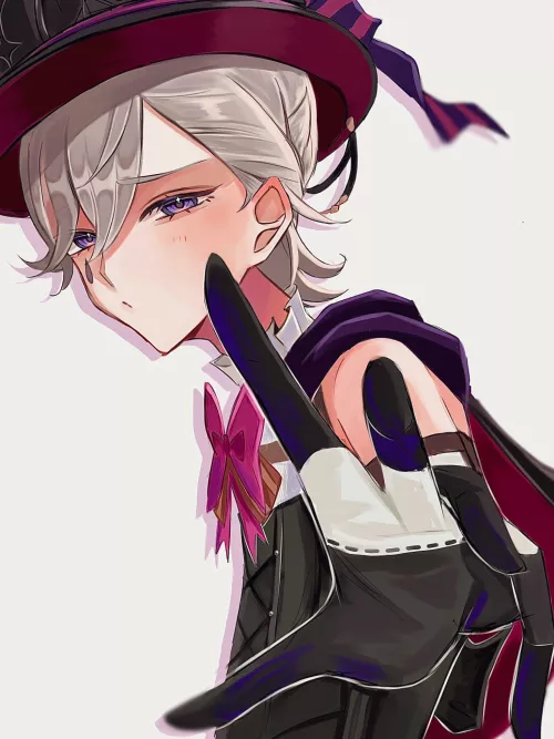 Embarrassed Lyney by pedoro_pedoro