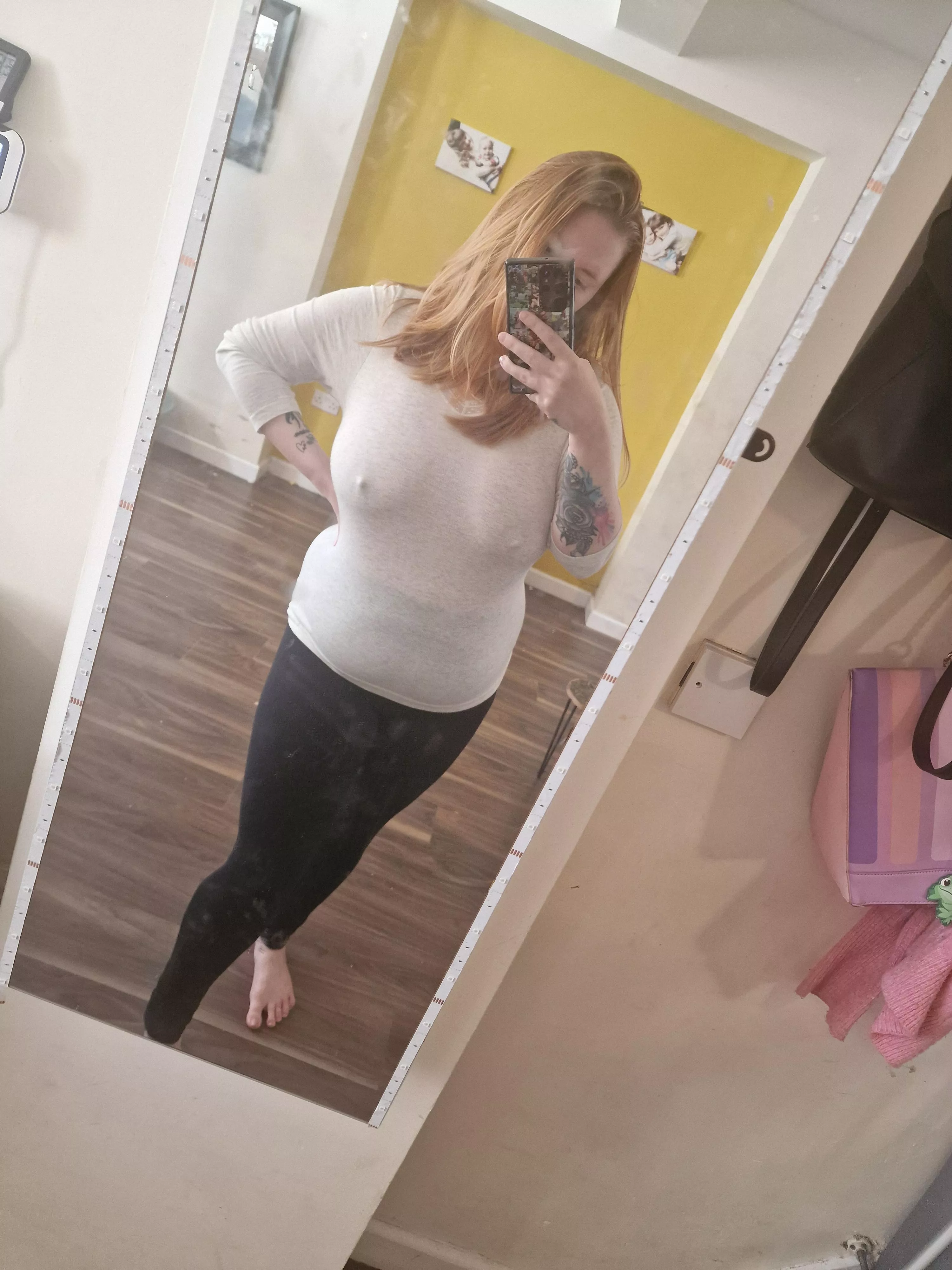 I had no idea it was so see through before trying it on!  posted by ArisaYvora