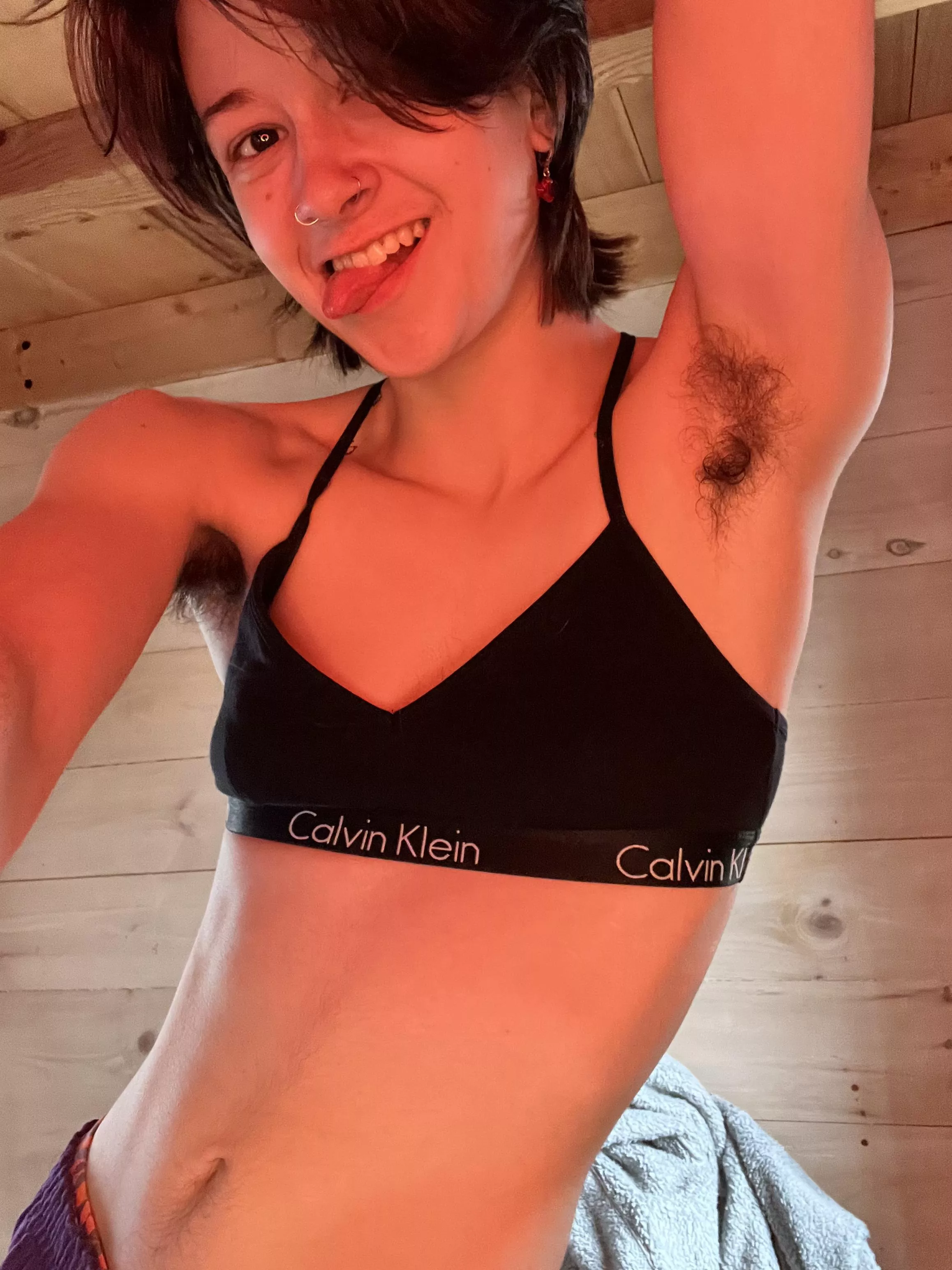 I heard you like hairy pits😏🖤 posted by _holyheck