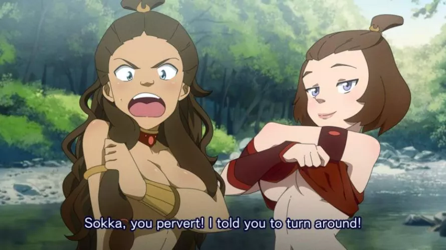 Katara & Suki [Avatar: The Last Airbender] (Threetwigs)  by Kyoto709