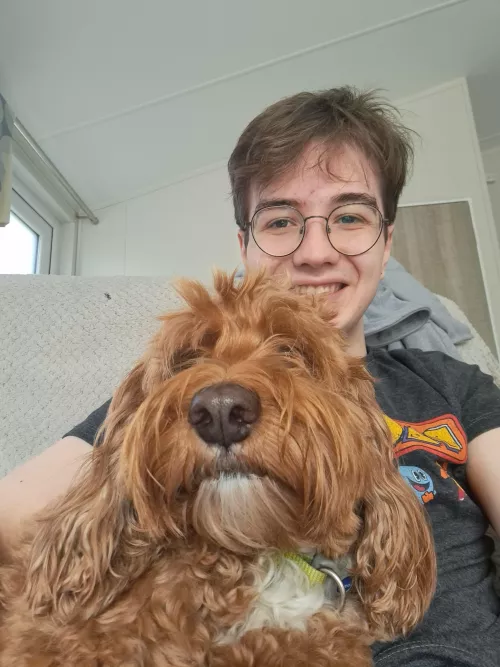 Me and my dogo by Stealthy_Flower_