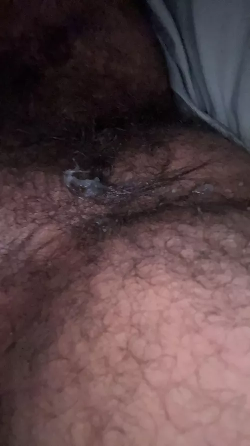 Nutted so hard some dripped down here. Who wants to lick it up by PerspectiveWorth7869