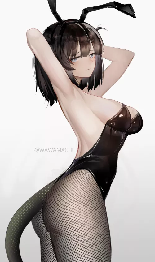 Playboy bunny Eunectes (wawamachi) [Arknights] by TheRoySez