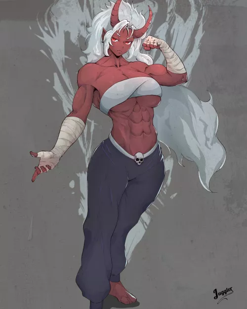 Red Oni [@Sun_Juggler] by TheTMoneyMan