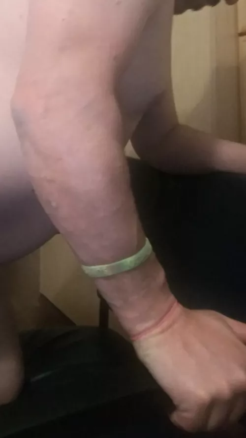 Rocking the yellow bracelet to support my fellow combat vets by challengeandpass