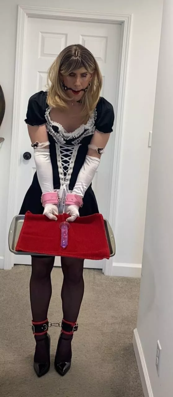 Since you all wanted to see more of my sissy Bree. Here you go! What do you think about her??  posted by Forward_Speech_9340