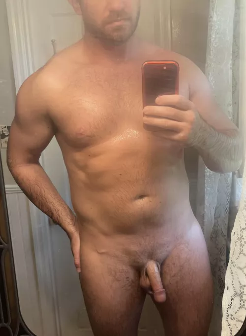 Thank you all those who reached out after my previous post. Actually made me feel like I’m somewhat appreciated..which isn’t my every day experience in my life outside of here. Here’s a steamy post shower image.✌🏻 by Solid_King8137