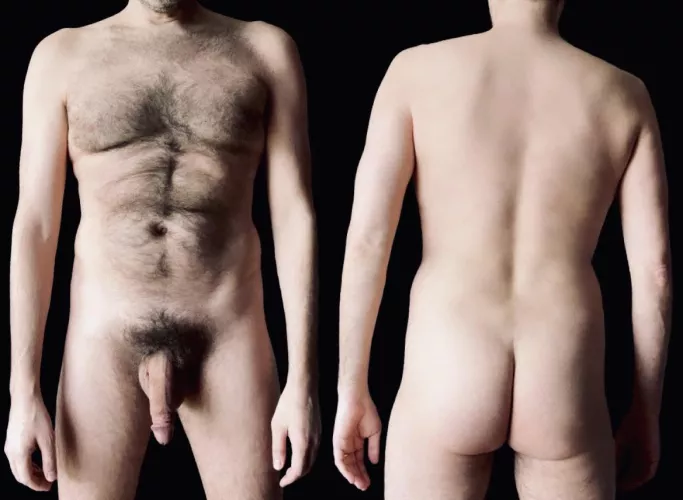 44, 6'2, 175 I'm hairy in the front, but naturally smooth in the back... by jerseyjaxoff