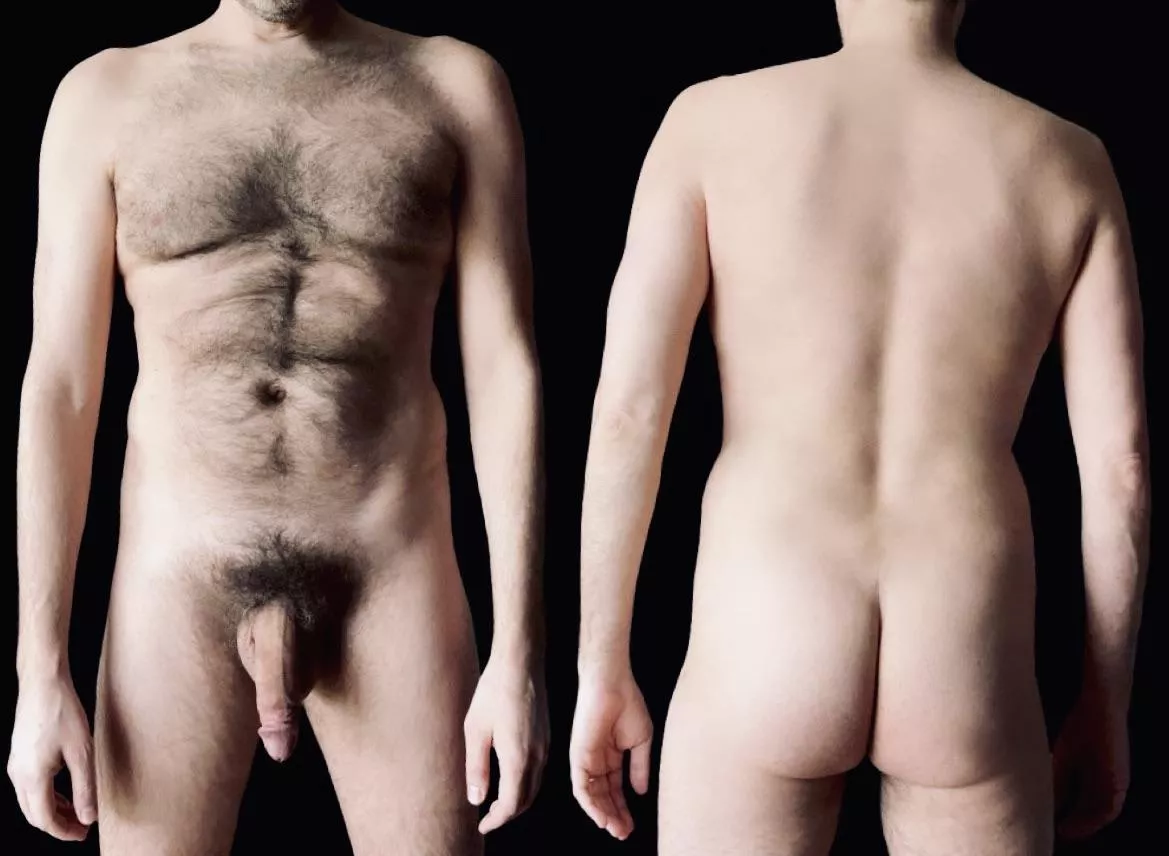 44, 6'2, 175 I'm hairy in the front, but naturally smooth in the back... posted by jerseyjaxoff