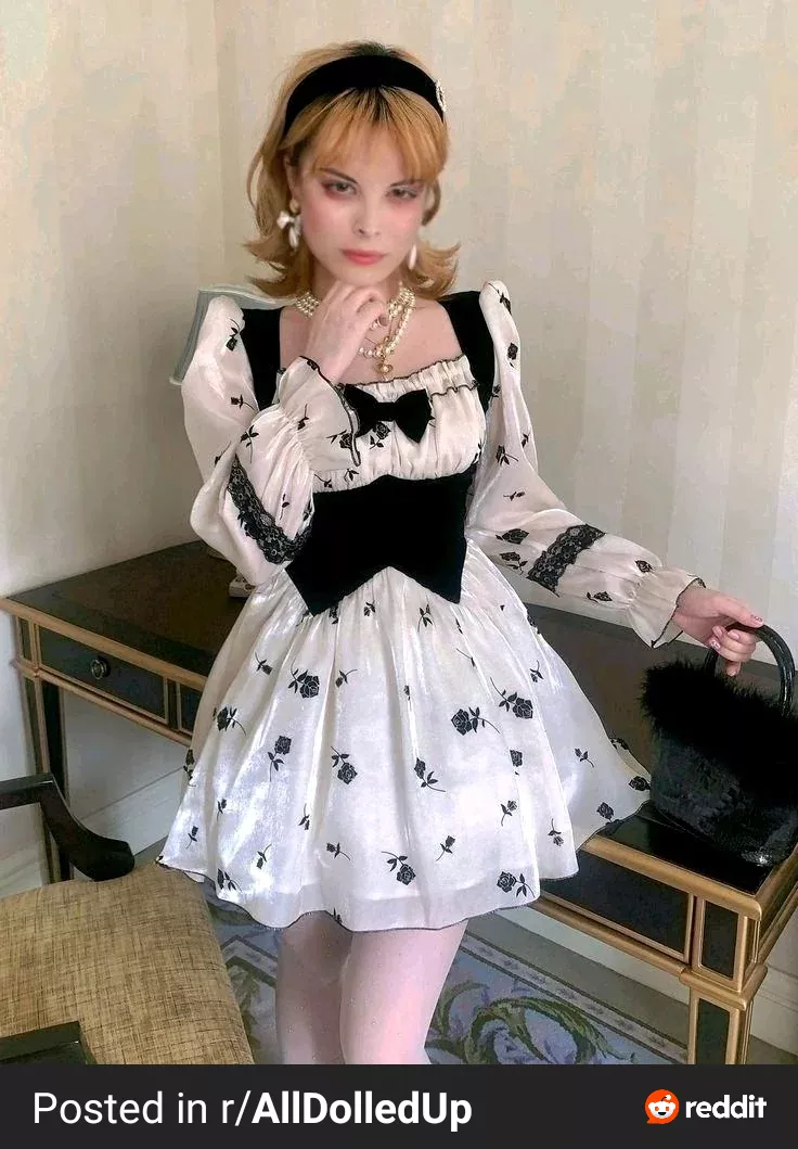 Black and white chiffon  posted by Tough_Path8397