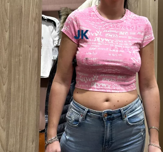 Braless shoping by JK-couple47